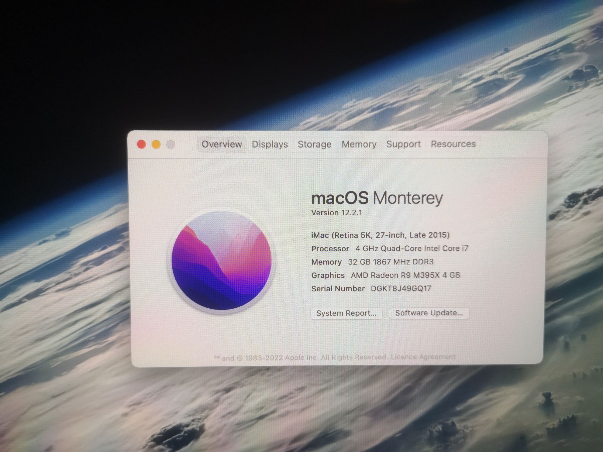 iMac (Retina 5K, 27-inch, Late 2015) Monterey- като нов