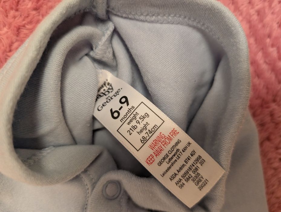 Ромпър.  Бодита George/Primark 6-9