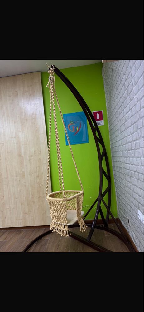 Качеля из макраме