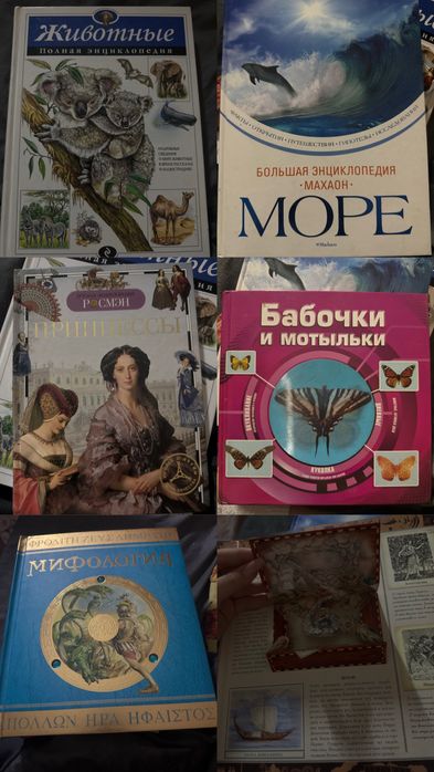 Красочные энциклопедии для взрослых и для детей, Животные, Море и тд