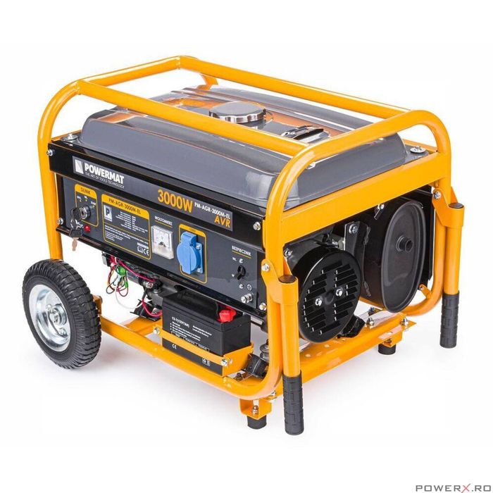 Generator curent electric 3000 W, 3 KW, 220 V, Pornire la Cheie,