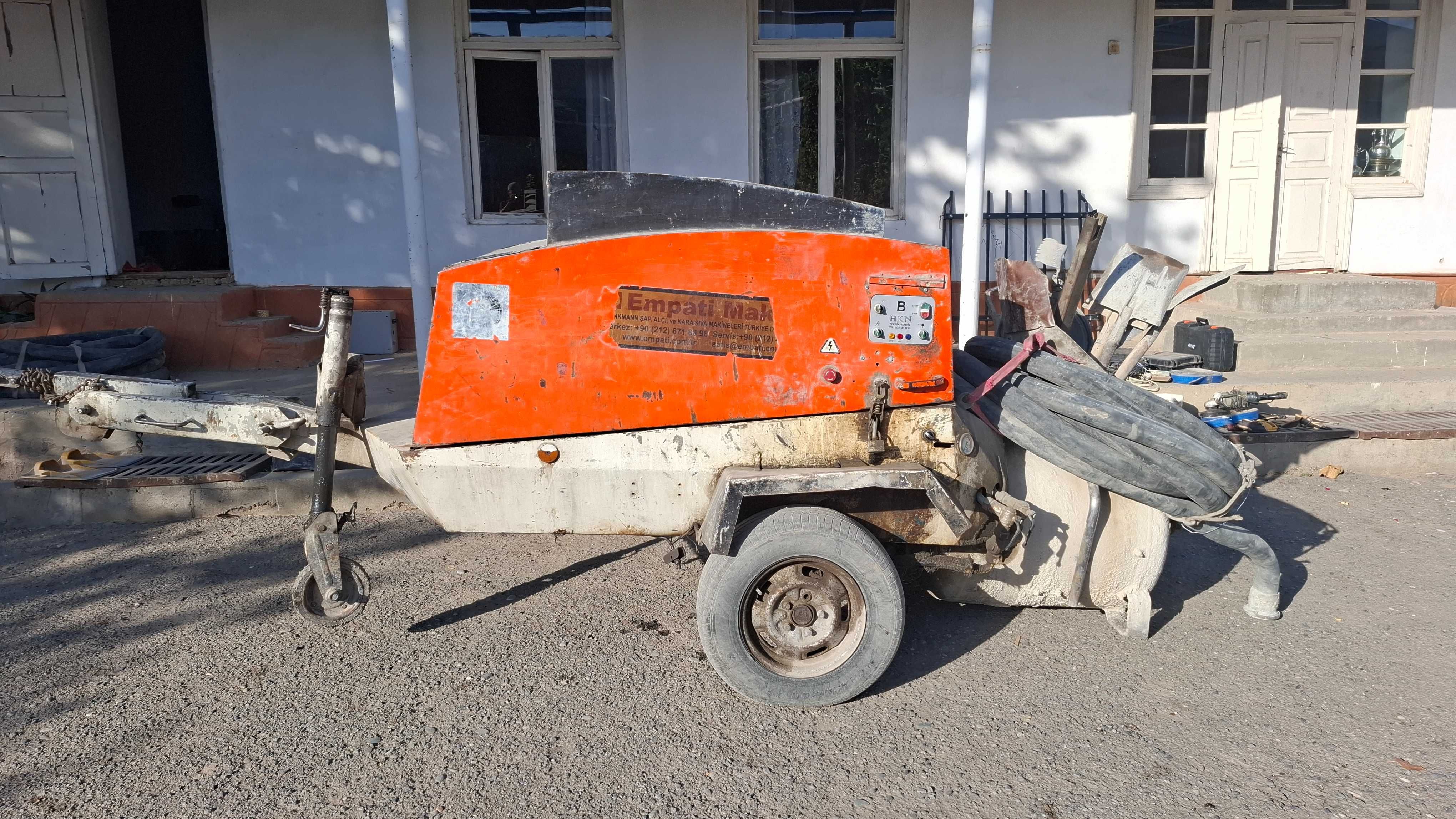 Styashka aparat sotiladi. Kamplekit holatda 60 metir shlangk vertalyot