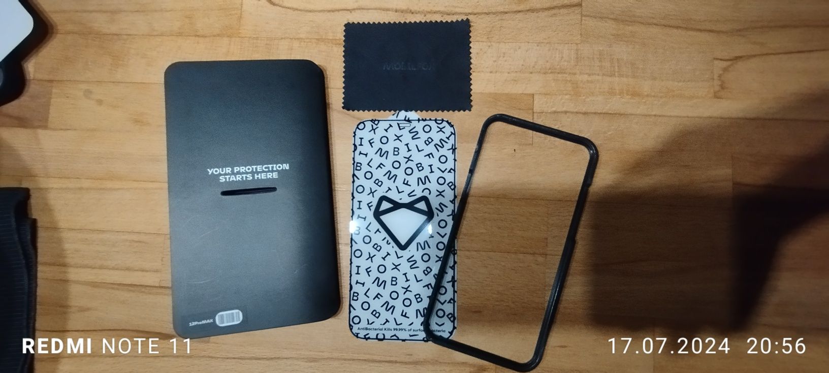 Стъклен здрав протектор Mobilfox за Iphone 12 pro max