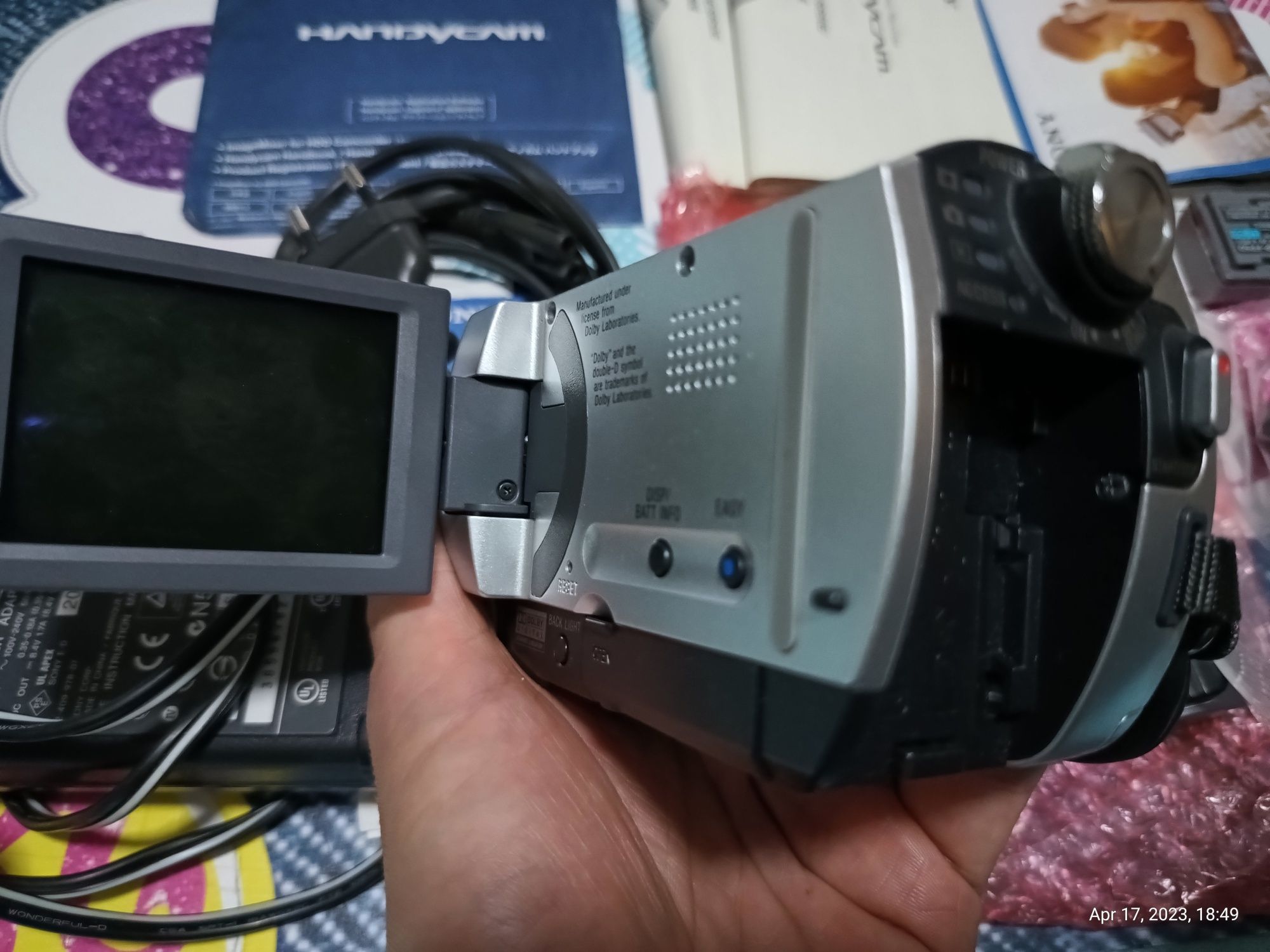 Camera video DCR-SR30E, baterie compatibila NOUĂ!
