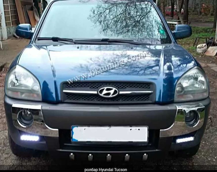 Преден и заден ролбар за Hyundai Tucson (2004-2010) - с ДЕФЕКТ