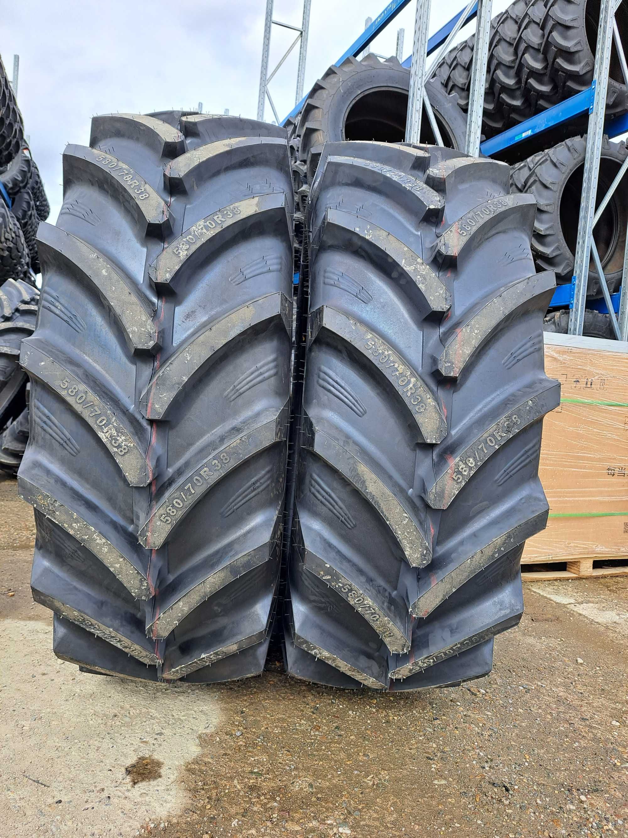 Cauciucuri radiale 580/70R38 marca OZKA anvelope noi pentru TRACTOR