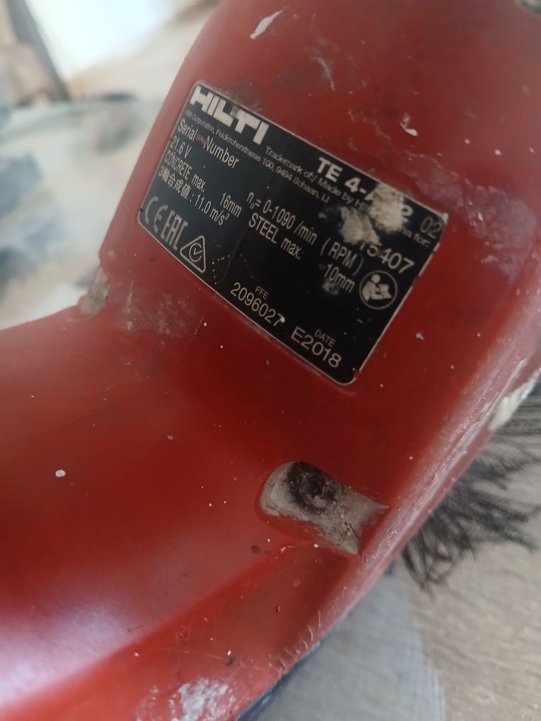 Hilti te 4 a 22 .