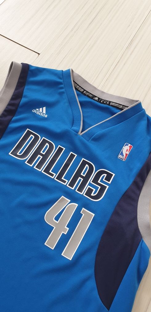 Adidas NBA DALLAS #41 NOWITZKI M НОВО! Оригинал Мъжки Потник