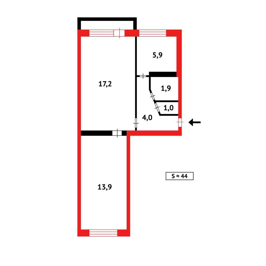 Продам 2х квар-у на 7мкр, 2эт р-н 27 школы