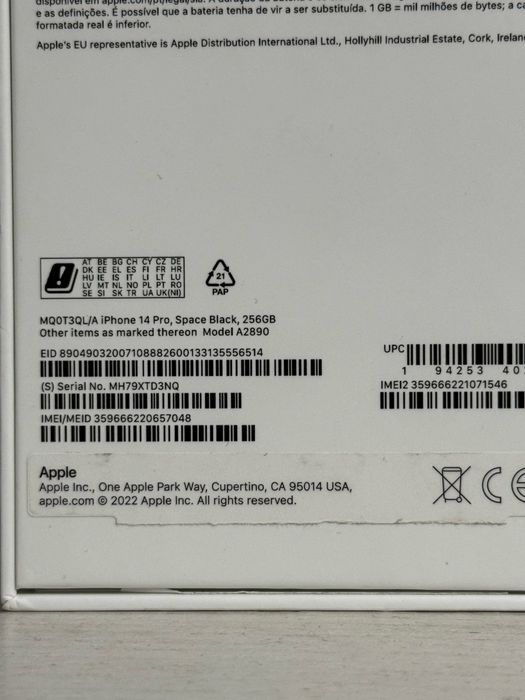 iPhone 14 pro 256 gb Pret 2600 lei