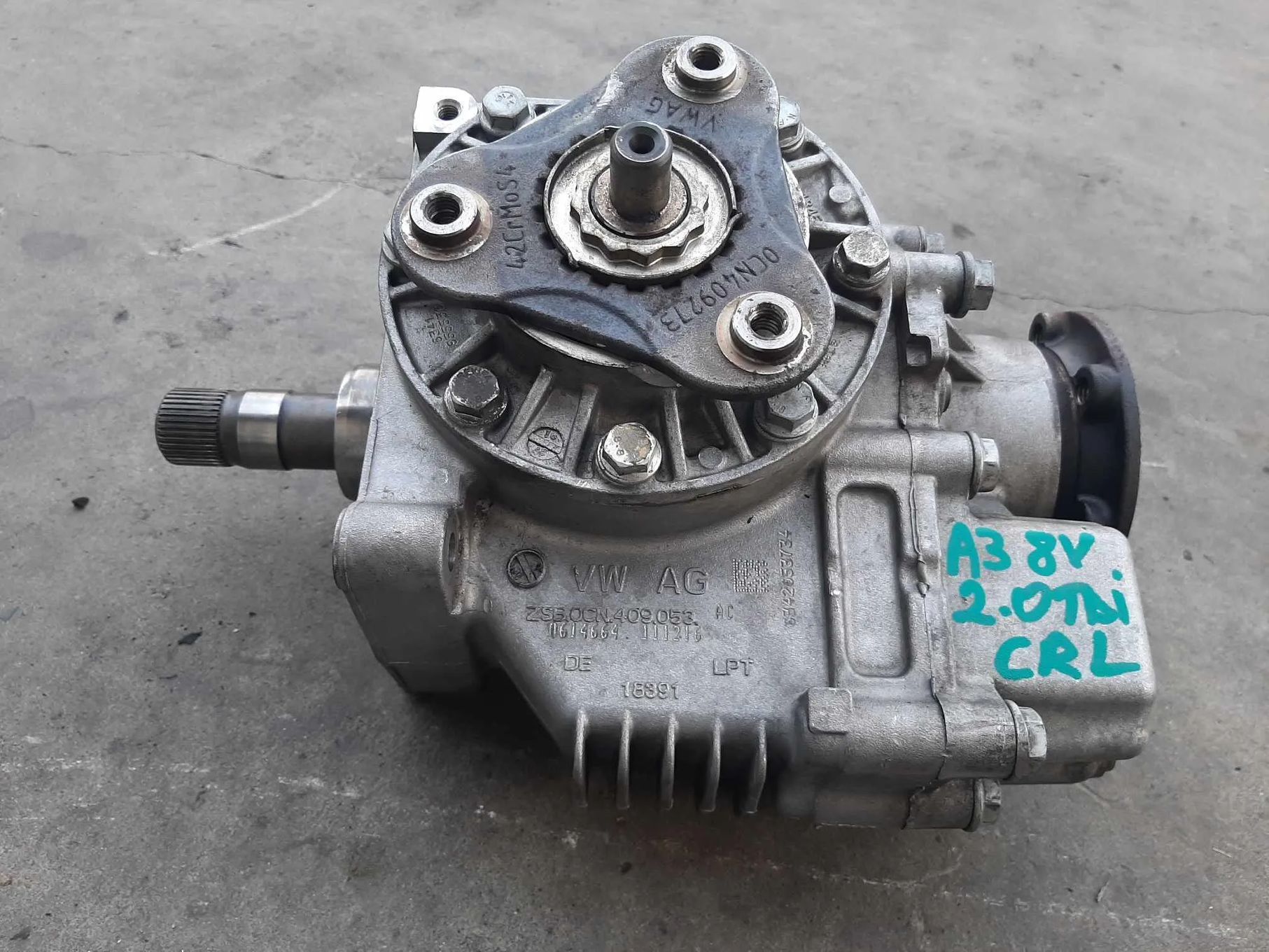 grup diferential fata cutie transfer 2.0 tdi crl  audi a3 8v  0cn409053ac