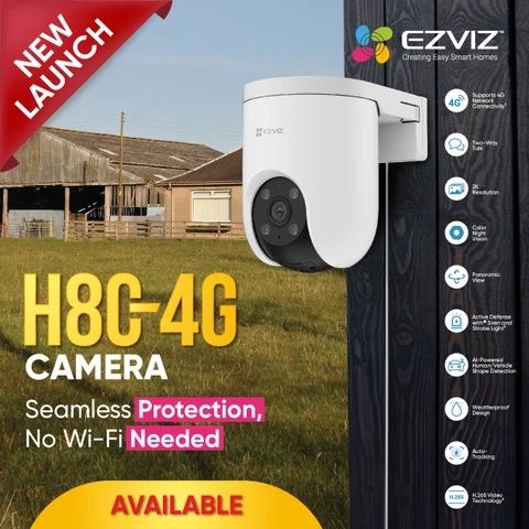 Smart Home kamera Ezviz H8c 4G