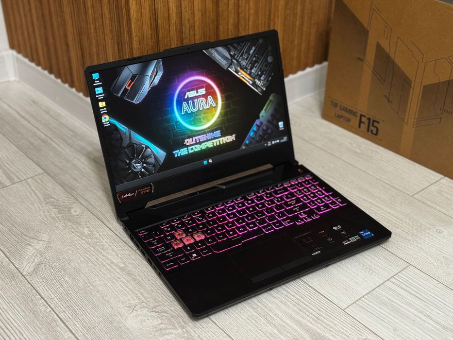 15.6 IPS 144hz/RTX 3060 6GB/ i5 11400H/16GB /512GB /TUF / MIL-STD-810H