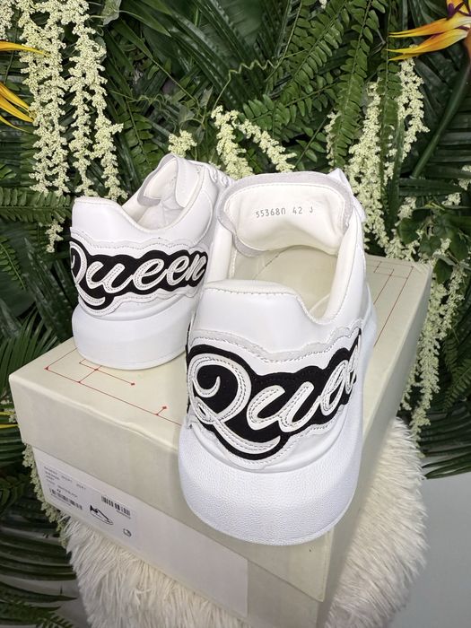 McQueen Oversized White Logo Patch