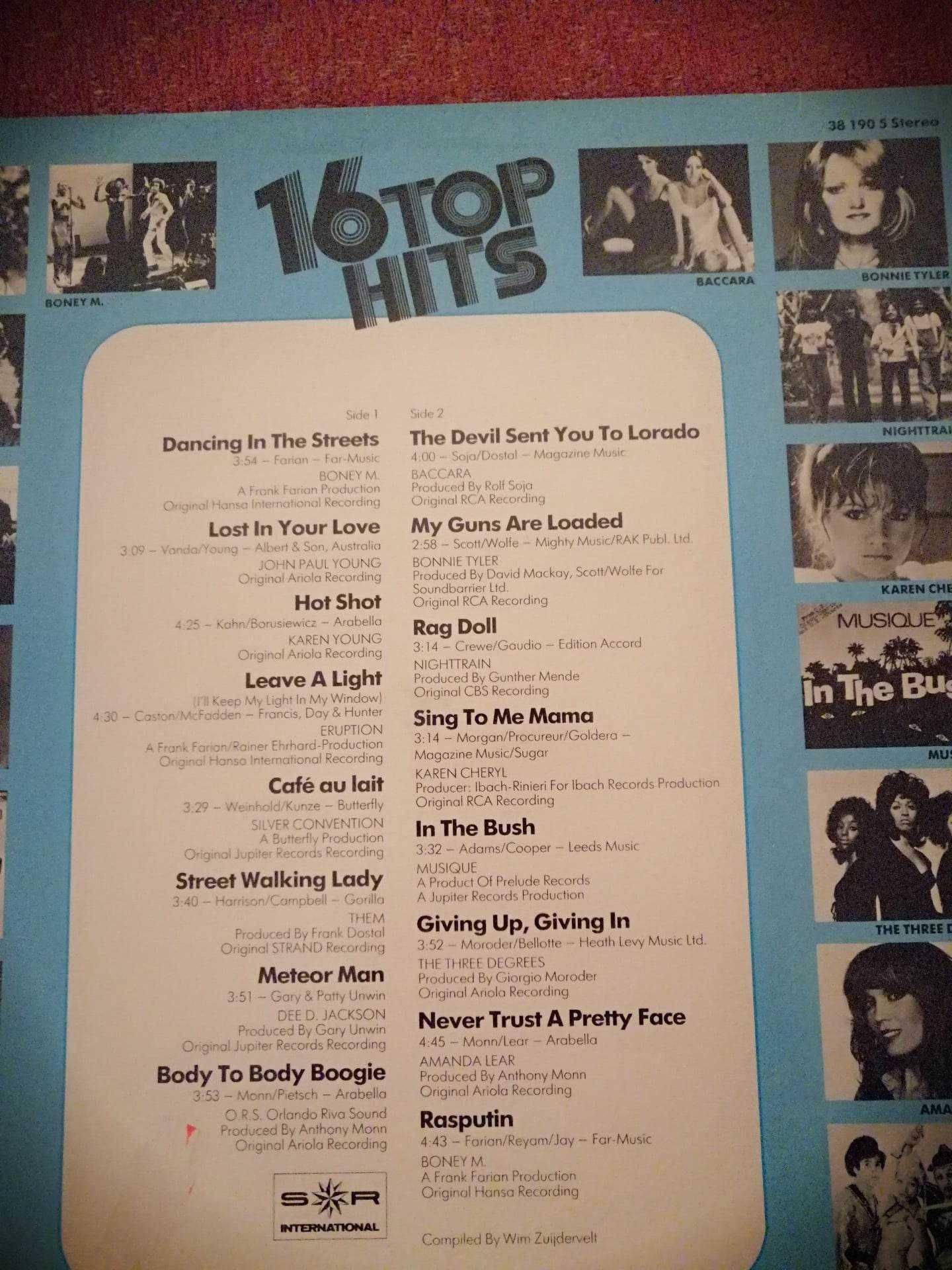 Disc Best of Top Hits 70 80 Disco Pop vinil vinyl