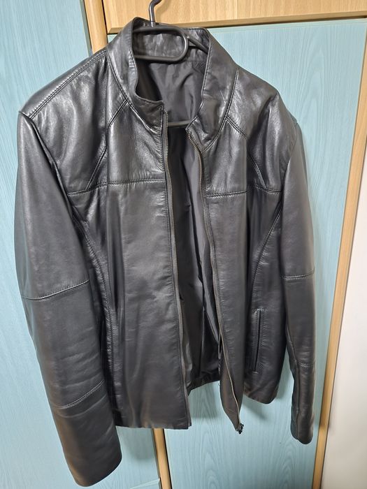 Мъжко яке естествена кожа