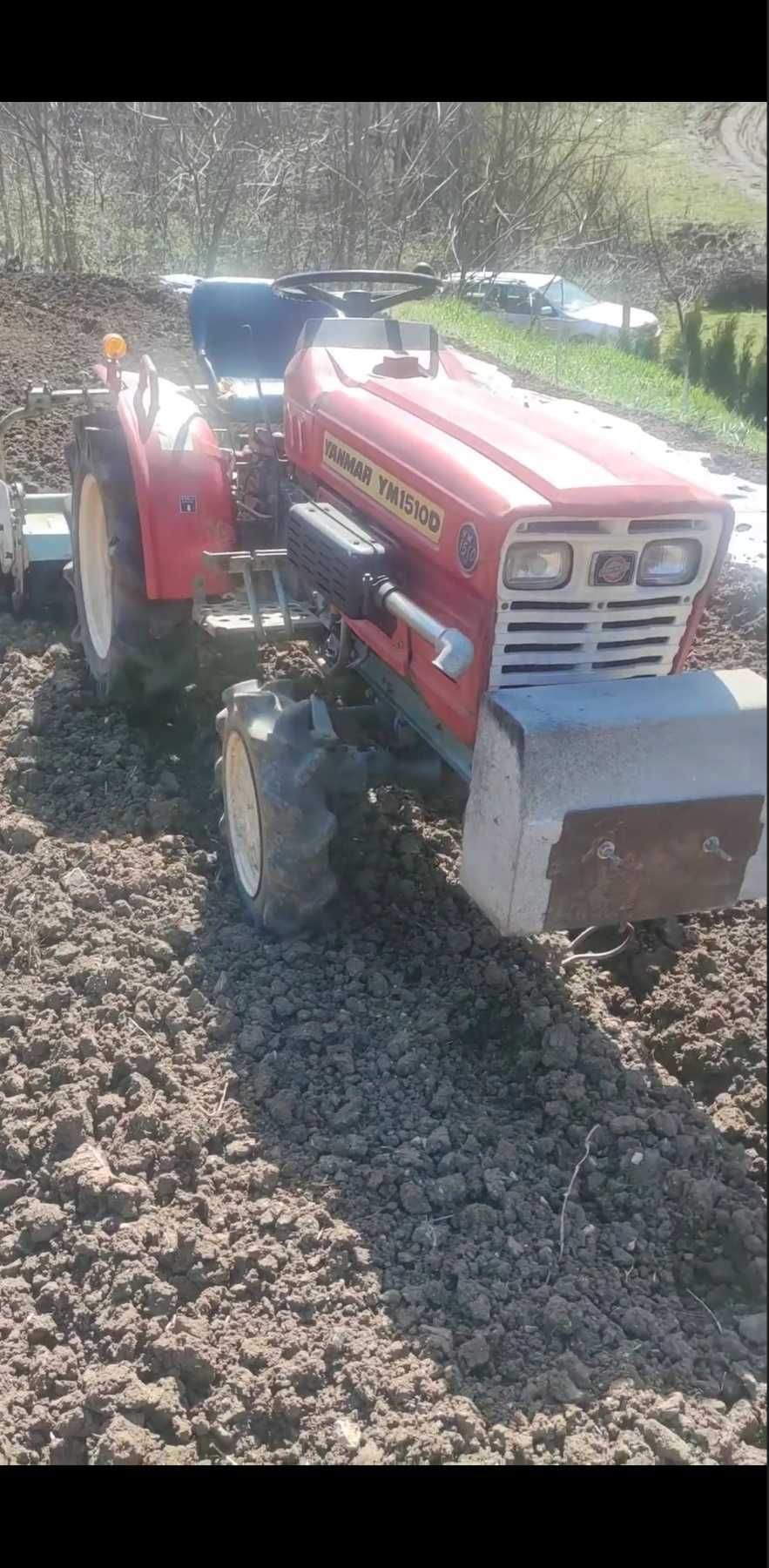Трактор Yanmar YM1510D + фреза