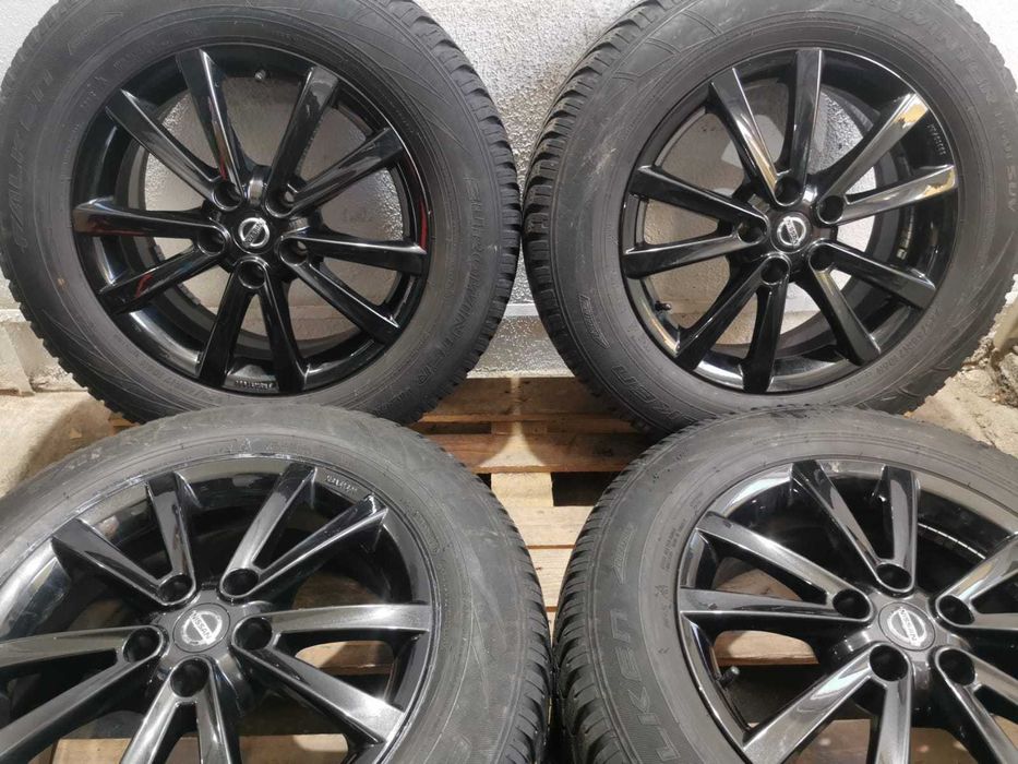 Jante originale Nissan Qashqai / X-Trail R.17 cu anvelope de iarna