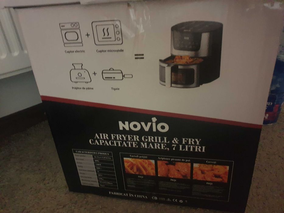 Novio Air Fryer 7 L , 9 programe, 1400 W
