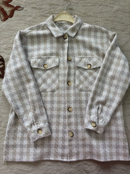 Defacto твидовая рубашка