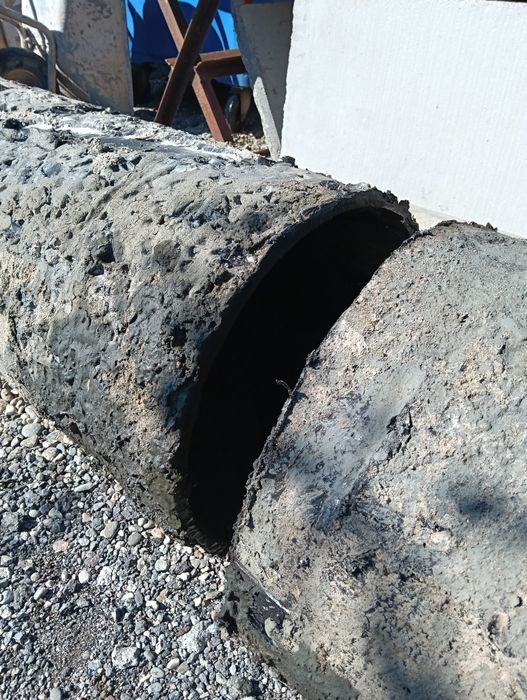 Țeavă podețe învelită în smoală