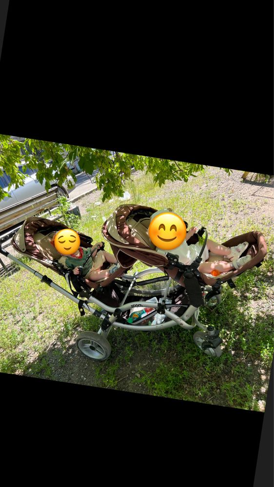 Продам коляску для двойни