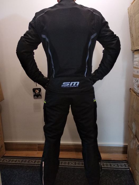 Costum moto textil SM Meshtech geaca/pantaloni S, M, L, XL, 2XL
