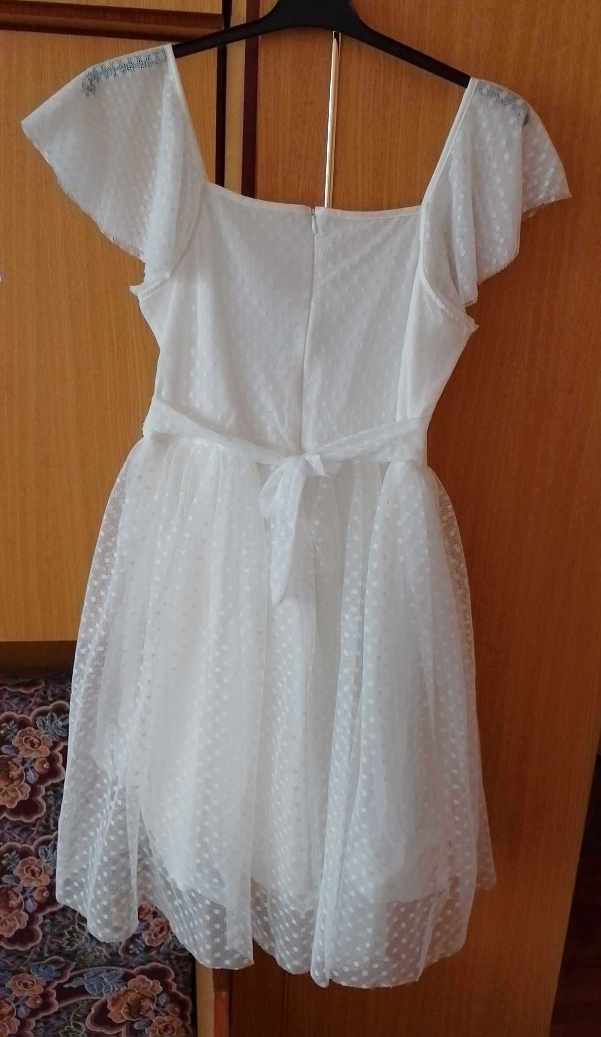 Rochie eleganta alba nouă mărimea 13-14 ani/156-164cm