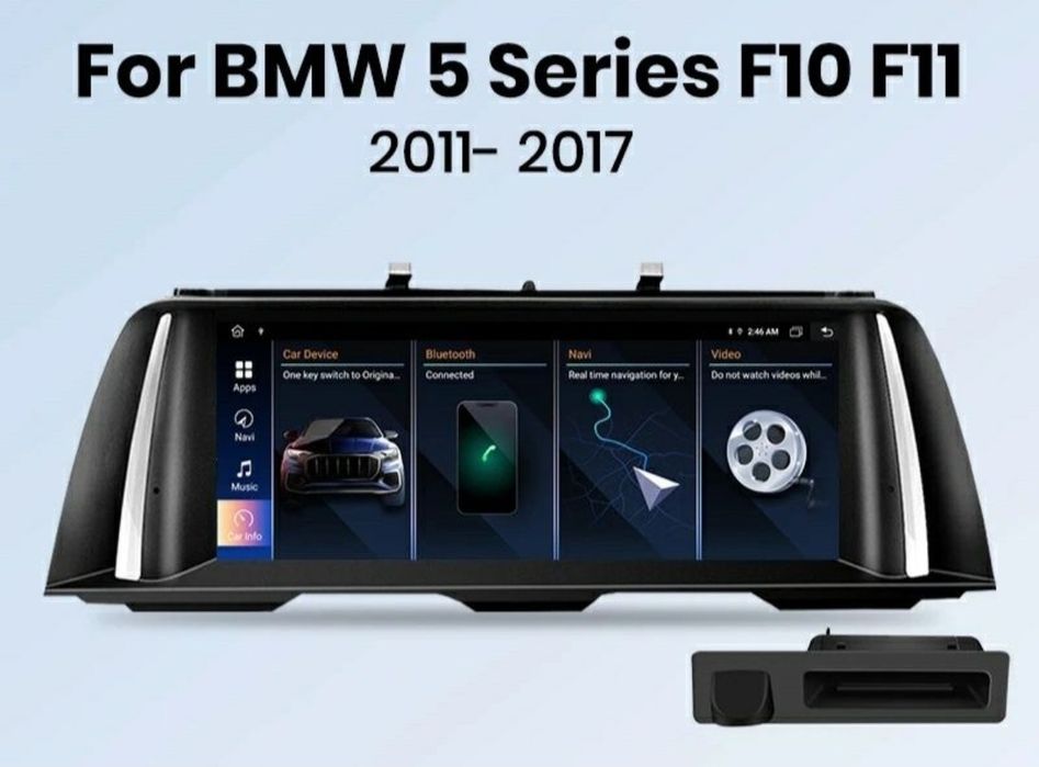 Navigatie Android dedicata BMW Seria 5 F10, F11 (2011-2016) 
(2011-201