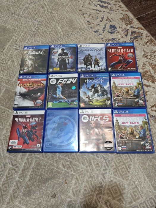 Диски игры на playstation 5 и 4