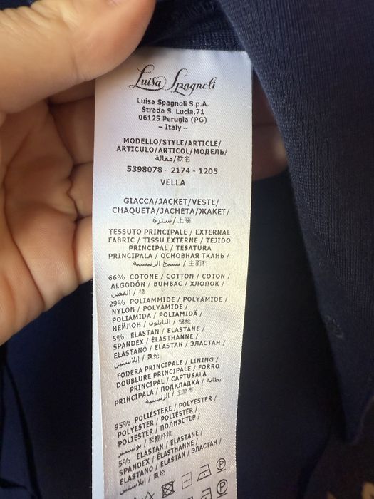 Sacou nou, Luisa Spagnoli