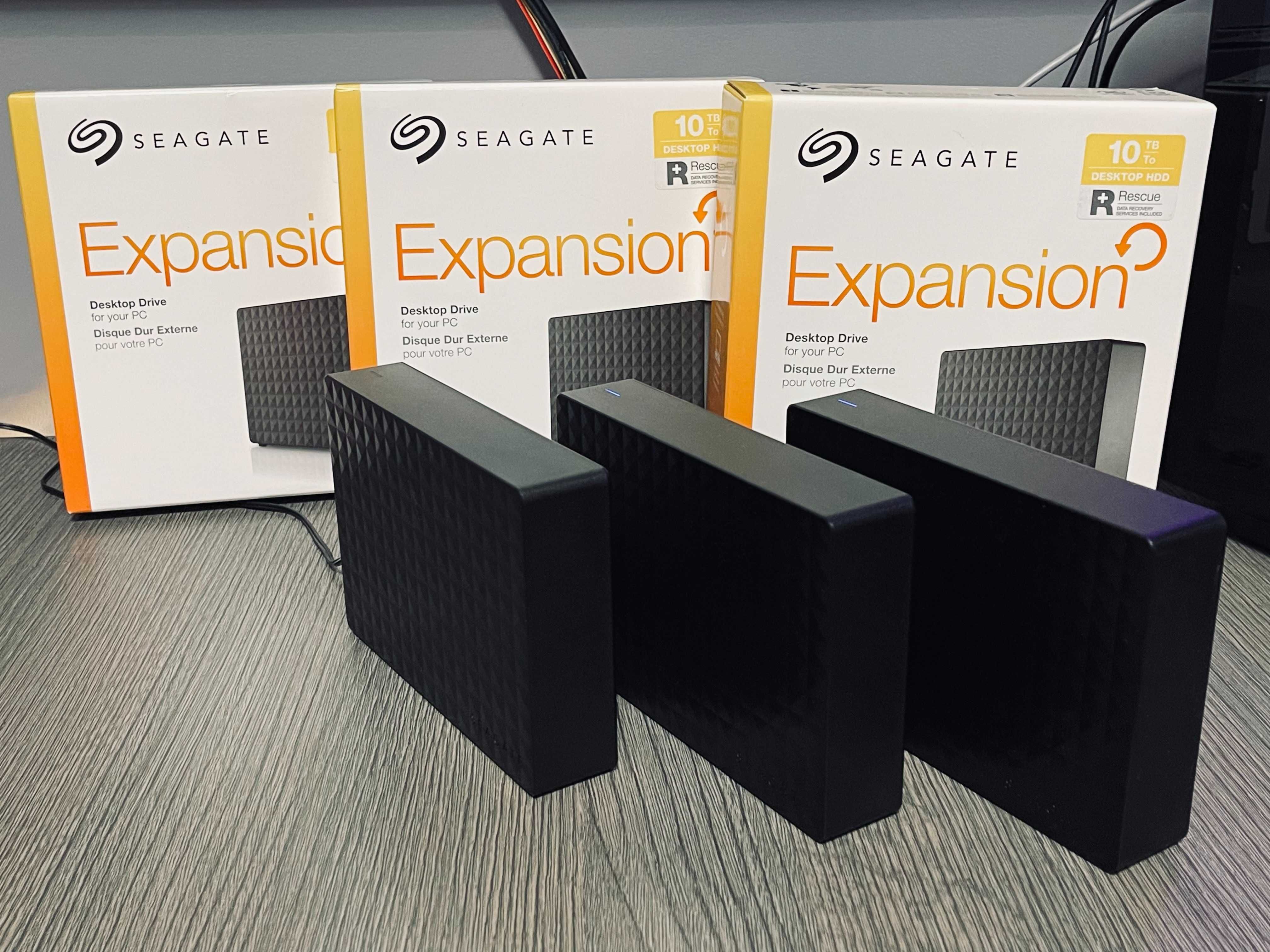 HDD Extern Seagate Expansion 10TB, 3.5", USB 3.0, Negru