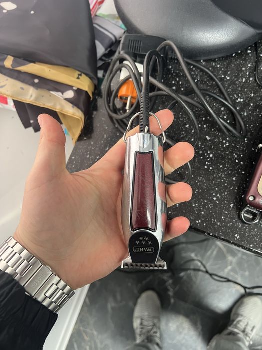 Masina de tund si contur [WAHL trimmer cu fir +WAHL clipper Legend]