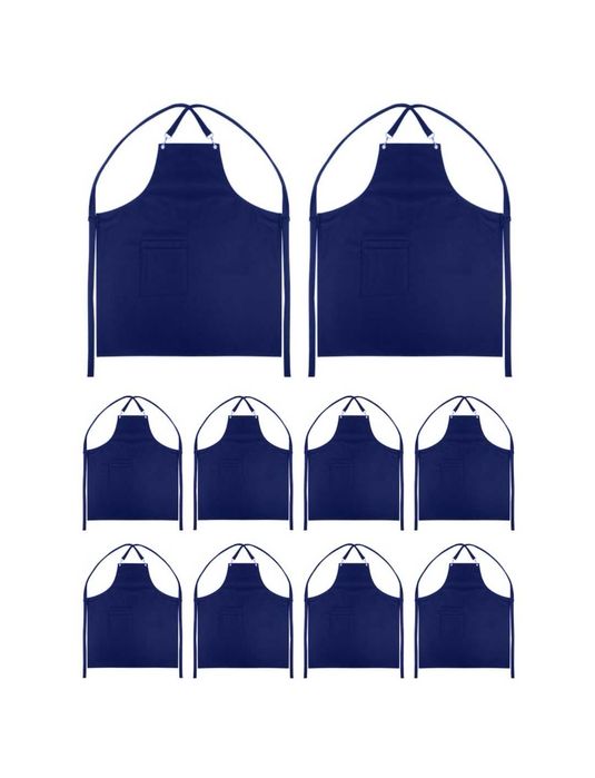 Set 10 șorțuri bucătar, pizzar, barman, curățenie