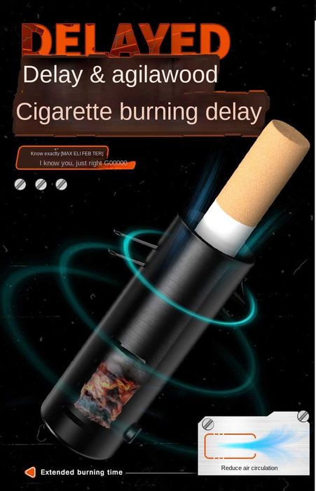 Scrumiera Electrica cu Aspiratie, Parfum, Sistem de Intarziere, Filtru