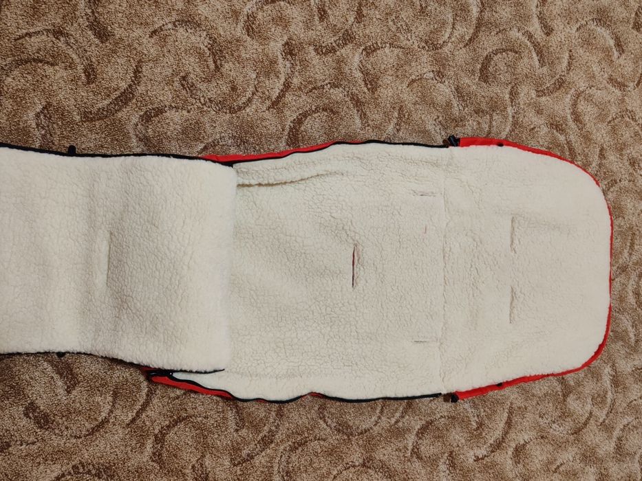 Sac de iarna pentru cărucior, lână naturală