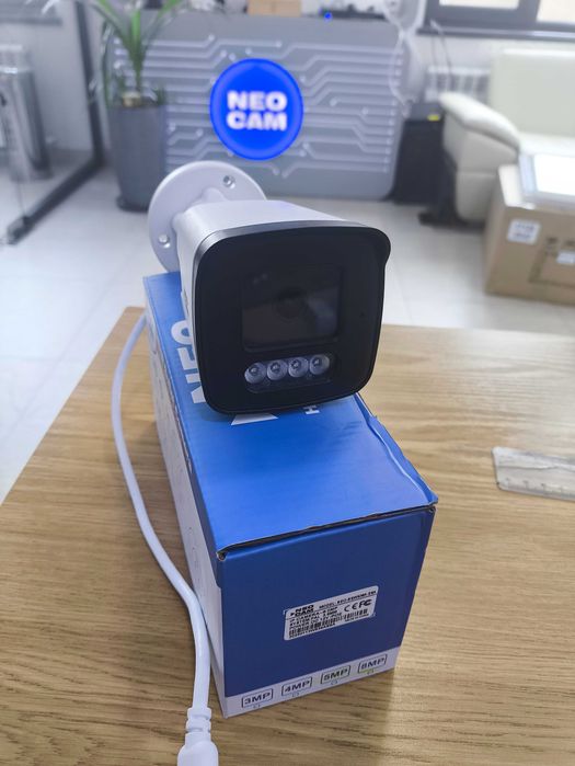 Камера видеонаблюдения NEOCAM 8mp, POE, звук, color night