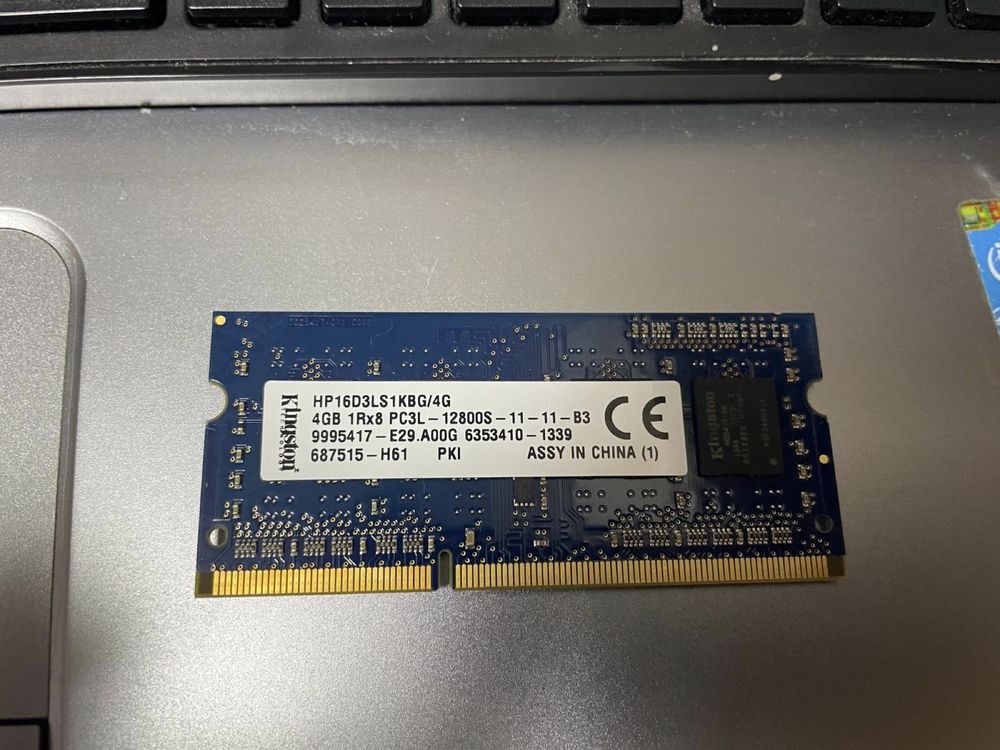 Memorie laptop notebook 4GB DDR3 1600mhz 1.35V