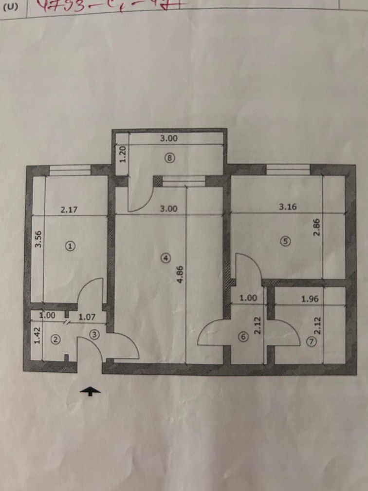 Închiriere ap 2 camere oras, Rm Sarat central