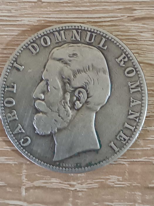 Monede argint 5 lei Carol I 1880