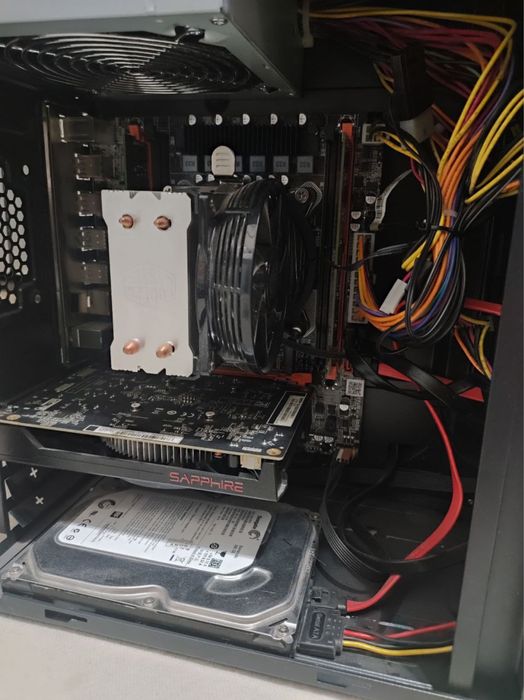 Бюджетный Игровой ПК Xeon E5 2600 / Rx 550 Sapphire / 8/2 ГБ /