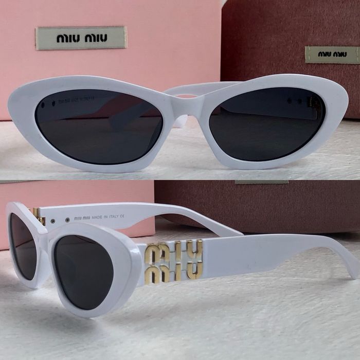 Дамски слънчеви очила елипса овални 2 цвята черни бели