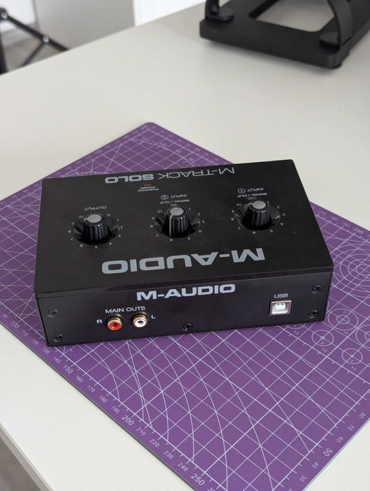 Placă audio externă (USB) M-Audio M-Track Solo