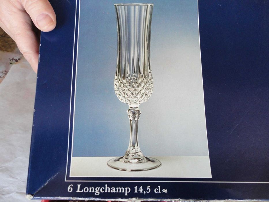 Кристални чаши разлч.видове Френски оргинал 5 компл.