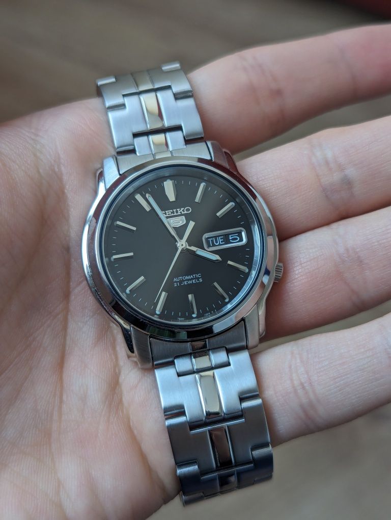 Автоматичен часовник Seiko 5 с гаранция