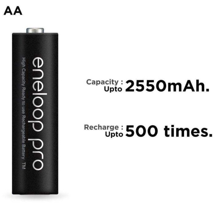 Set 44 acumulatori Eneloop Pro 2500 mAh + carcase