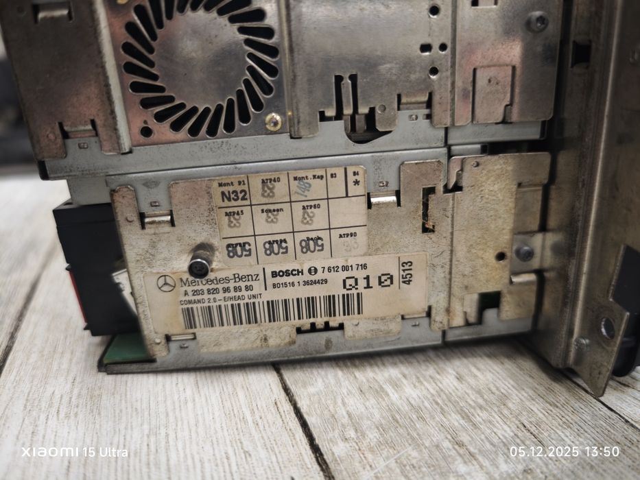 Навигация Mercedes W203