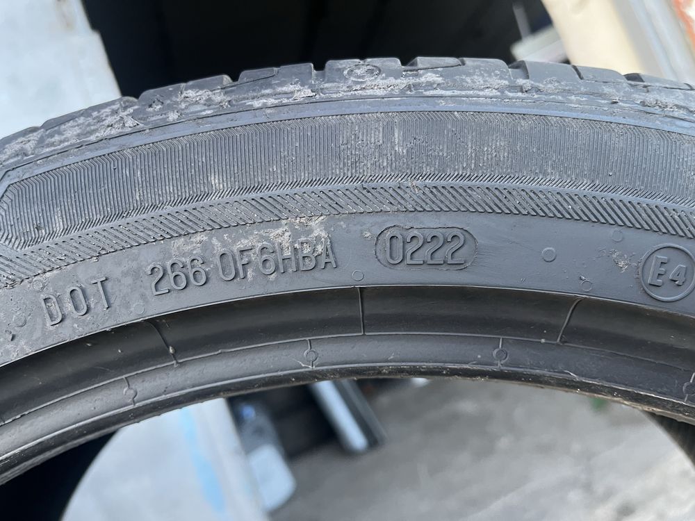 2 бр. летни гуми 255/40/19  Barum DOT 0222 6+ mm