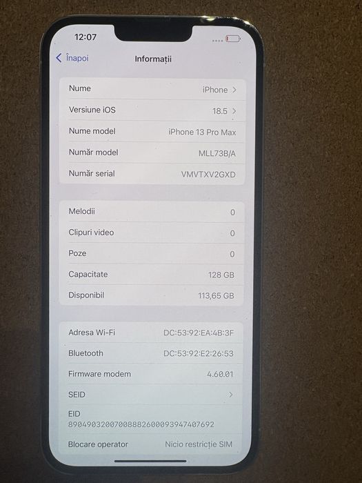 Iphone 13 Pro Max 128Gb ID-XXL4573
