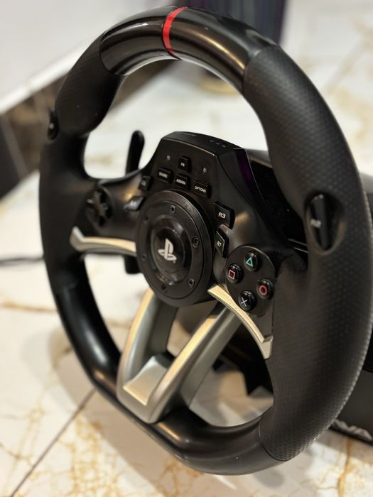 Volan Hori Racing Wheel Apex (RWA) cu fir + pedale – PS4/PS5/PC